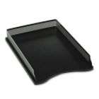 Rolodex Distinctions Self Stacking Desk Tray, Metal, Black