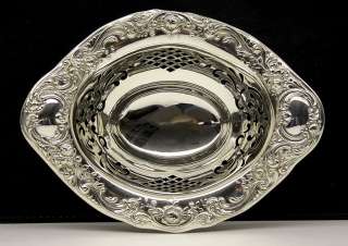 Beautiful pierced Gorham Sterling Silver Candy Tray  