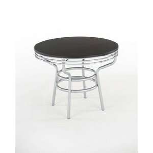  Home Styles 5993 30 Soda Shoppe Round Dinette Table  Black 
