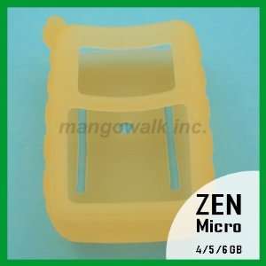   Orange Silicone Skin Case For All Creative ZEN Micro 