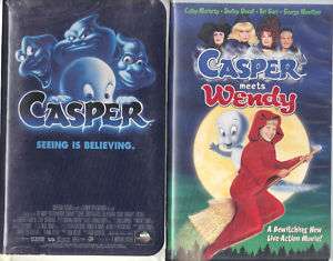 Casper & Casper Meets Wendy   2 VHS Family Tapes  