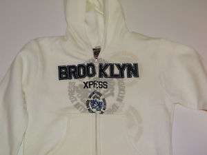 Brooklyn Express Boys Zip Front Hoodie Jacket Sz 4  