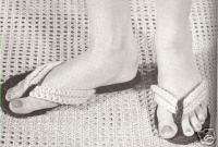 Flip Flops Thongs Sandals Slippers Crochet PATTERN  