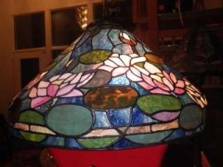 DALE TIFFANY HANGING STAINED GLASS LAMP BEAUTIFUL  