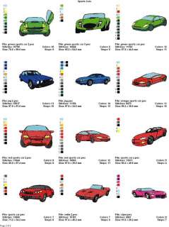 SPORTS CARS (4x4)   LD MACHINE EMBROIDERY DESIGNS  