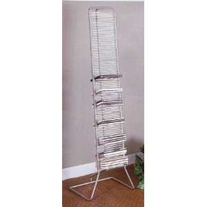   and White Finish Cd DVD Rack By Coaster Furniture