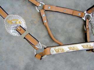 WESTERN LITE PONY SHOW HALTER WEANLING RODEO SILVER LEAD(CLOSEOUT 