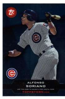 2011 Topps Update Topps Town Alfonso Soriano Chicago Cubs #TTU 28 