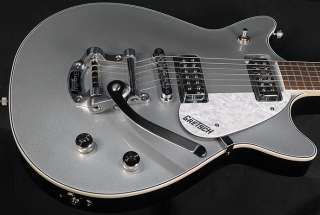 Gretsch G5246T Electromatic Double Jet Guitar   Silver Sparkle w 