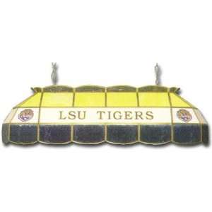 LSU Tigers 40 Rectangular Stained Glass Lamp  Sports 