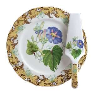  *andrea By Sadek English Garden Cake Plate & Server Patio 
