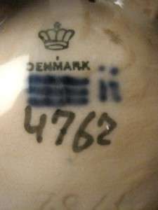   RARE ROYAL COPENHAGEN JEANNE GRUT CHOW DOG FIGURINE #4762 DENMARK 4762