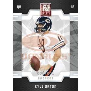  2009 Donruss Elite #18 Kyle Orton   Denver Broncos 