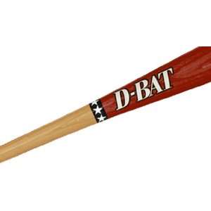  D Bat Pro Cut 243 Two Tone Baseball Bats UNFINISHED/BURNT 
