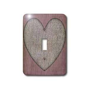 Patricia Sanders Creations   Burgundy Heart   Light Switch 