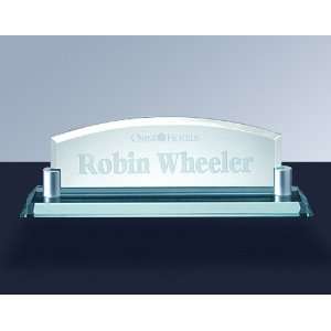  Jade Glass Arch Name Plate 