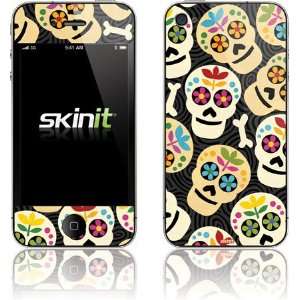  Black Background with Skeletons skin for Apple iPhone 4 