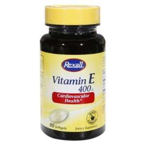 Rexall Vitamin E 400 iu   Softgels, 90 ct