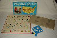 1964 Whitman’s Children’s Board Game ~ Paddle Rally ~  