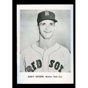  1961 Gary Geiger Boston Red Sox Jay Publishing Photo 