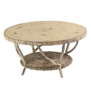  River Run Cocktail Table with Faux Birch Top S545211