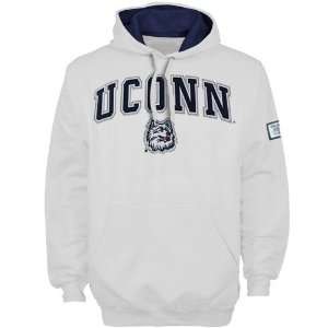 Connecticut Huskies (UConn) White Automatic Hoody Sweatshirt  