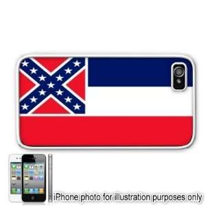  Mississippi State Flag Apple Iphone 4 4s Case Cover White 