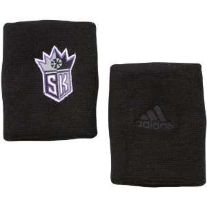   Kings 2 Pack Black Terry Cloth Wristbands