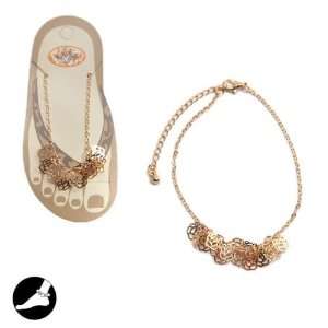 SG Paris Women Anklet Chain Anklet Chain 23cm+Ext Gold Metal/Enamel 