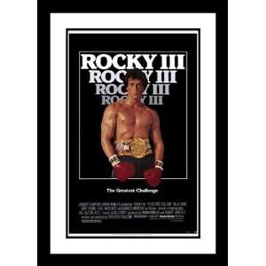  Rocky 3 32x45 Framed and Double Matted Movie Poster 