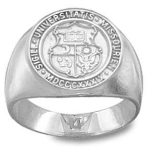 University of Missouri Seal GentS Ring Sz 10 (Silver)  