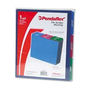  o Pendaflex o   Top Tab File Guides, Monthly, 1/3 Tab 
