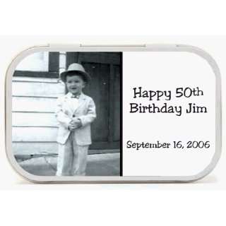 Surprise 50th Birthday Mint Tin Favors  Grocery & Gourmet 