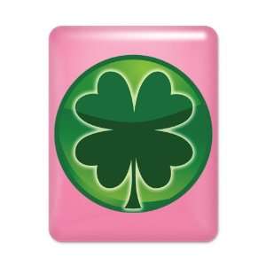    iPad Case Hot Pink Shamrock Four Leaf Clover 