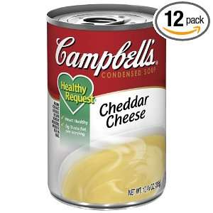 Campbells Healthy Request Soup, Cheddar Cheese, 10.75 Ounce (Pack of 