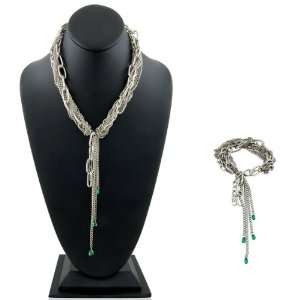  Gift Set Annikas Multi Chain Necklace and Bracelet Set 
