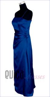 Royal blue evening prom bridesmaid dress size uk8 uk22  