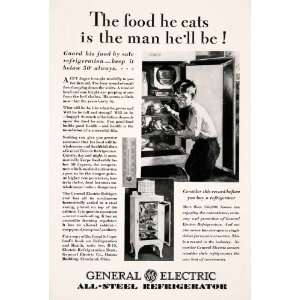 com 1929 Ad Antique General Electric Refrigerator Household Appliance 
