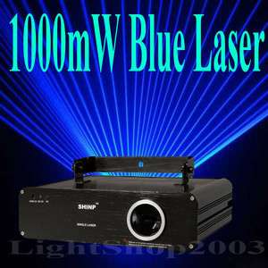 1000mW 1W 450nm Blue Laser Light Beam Show System 4 DJ  