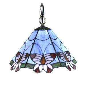    Tiffany Pendant Light with Butterfly Pattern