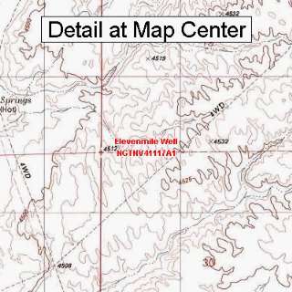   Map   Elevenmile Well, Nevada (Folded/Waterproof)