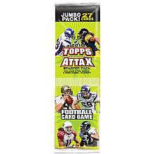Topps NFL 2010 Attax Value Pack Trading Cards  18 Packs   