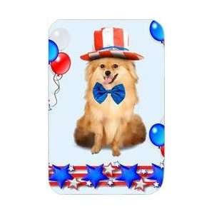    Pomeranian Tempered Cutting Board 4th of July