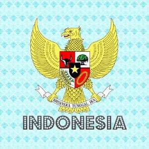  Indonesia Coat of Arms Fridge Magnet