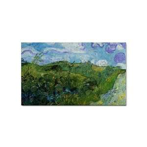  Green Wheat Fields By Vincent Van Gogh Sticker Everything 