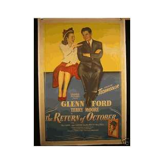  GLENN FORD The Return of October 1 SH linen 1948