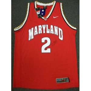   Strawberry Autographed Maryland Terps Jersey 