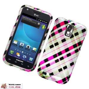   2D IMAGE CASE CHECK PINK BROWN AND BLACK Cell Phones & Accessories