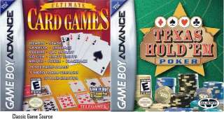 Ultimate Card Games & Texas Hold em Game Boy Advance  