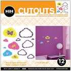 Westrim Hip In A Hurry 3D Decor Cut Outs 11 1/4   Clouds Butterfly 2